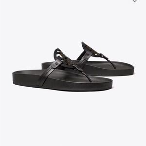 Tory Burch Black Slide Sandals